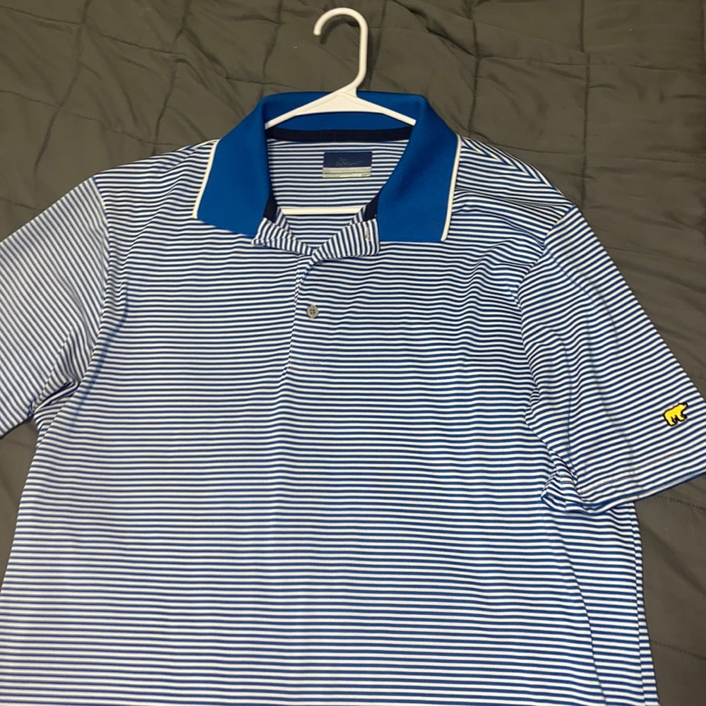 Jack Nicklaus Golden Bear Men XL Polo Blue/White.